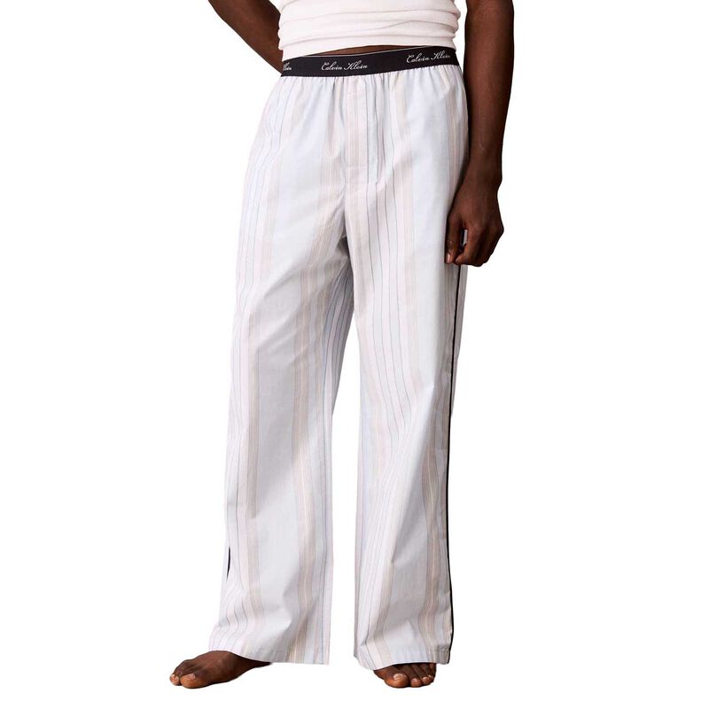 Calvin Klein Cotton Poplin Graphic Script Sleep Pant image number 0